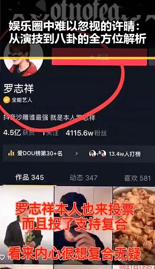 娱乐圈中难以忽视的许晴：从演技到八卦的全方位解析